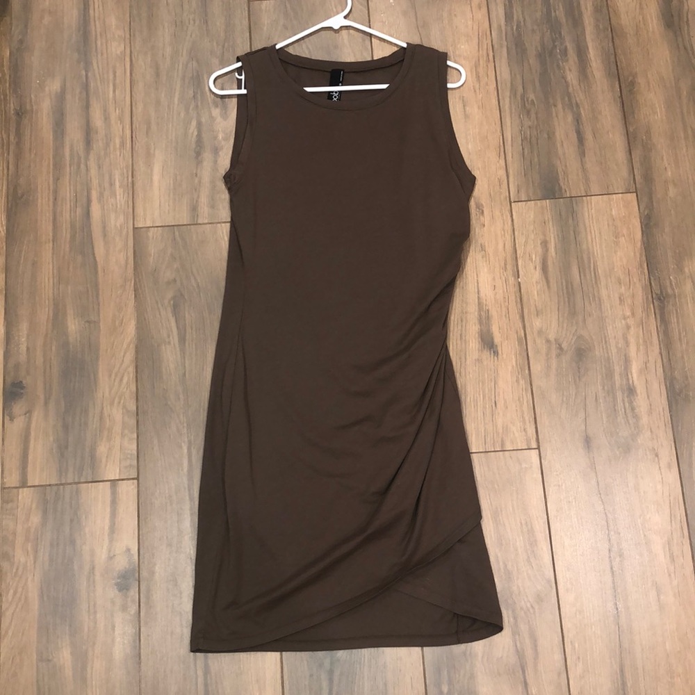 Asymmetric bodycon mini dress